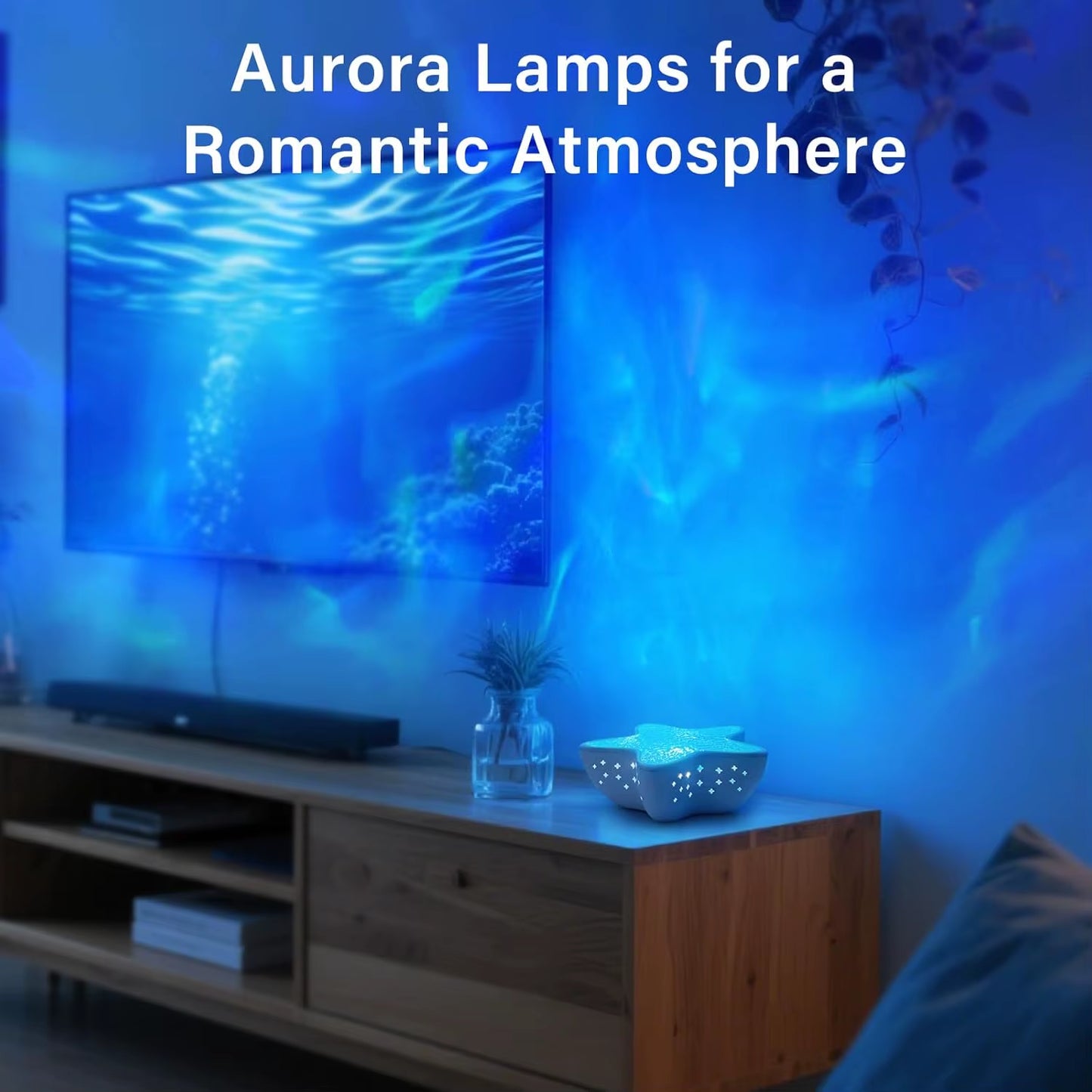 Lámpara De Proyector De Estrella De Mar, Decoración De Escritorio Para Habitación, Luz Nocturna Recargable, Luz Ambiental De Ensueño, Regalo Para Niños, Decoración De Fiesta, Luces Nocturnas
