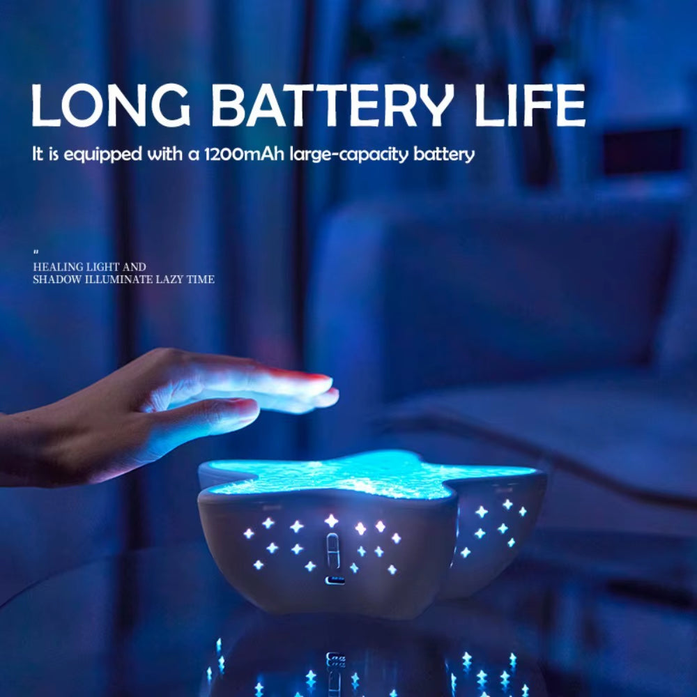 Lámpara De Proyector De Estrella De Mar, Decoración De Escritorio Para Habitación, Luz Nocturna Recargable, Luz Ambiental De Ensueño, Regalo Para Niños, Decoración De Fiesta, Luces Nocturnas